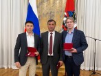 Анастасия Ракова наградила столичных врачей за работу в зоне проведения СВО