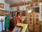Сегодня в православном храме святого Великомученика и целителя Пантелеймона священник о. Дмитрий отслужил литургию для сотрудников и пациентов. 
